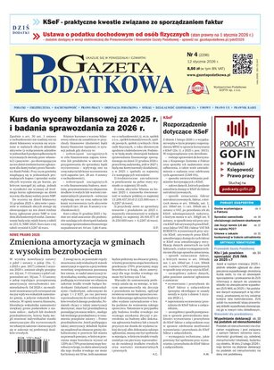 Gazeta Podatkowa 4/2026