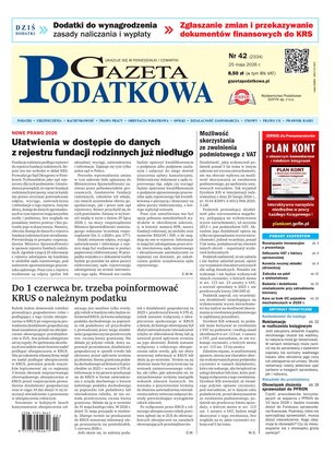 Gazeta Podatkowa 42/2026