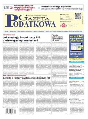 Gazeta Podatkowa 47/2026