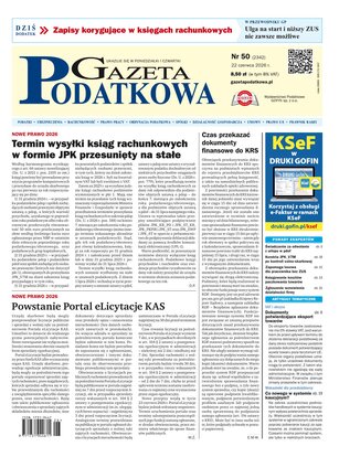 Gazeta Podatkowa 50/2026