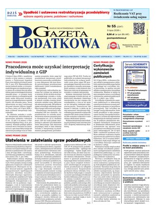 Gazeta Podatkowa 55/2026