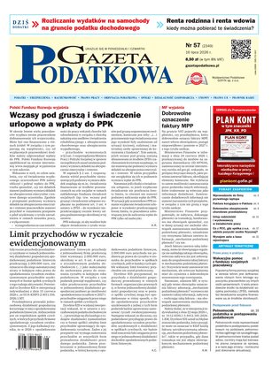 Gazeta Podatkowa 57/2026