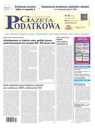 Gazeta Podatkowa 64/2026