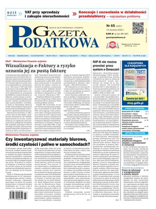 Gazeta Podatkowa 65/2026