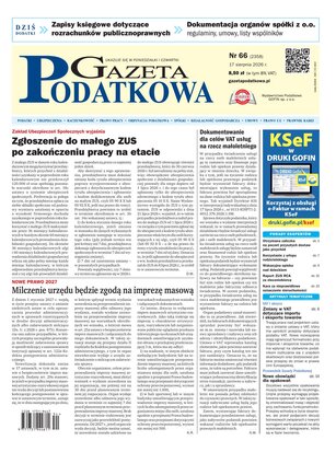 Gazeta Podatkowa 66/2026