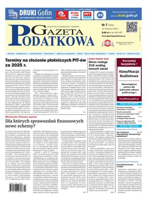 Gazeta Podatkowa 7/2026