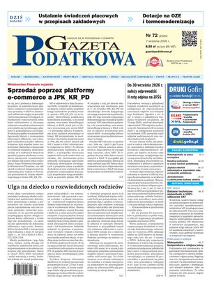 Gazeta Podatkowa 72/2026