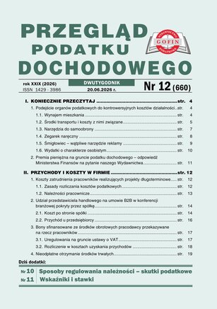 Przegląd Podatku Dochodowego 12/2026