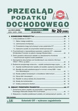 Przegląd Podatku Dochodowego 20/2026