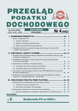 Przegląd Podatku Dochodowego 4/2026
