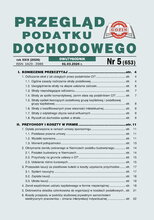 Przegląd Podatku Dochodowego 5/2026