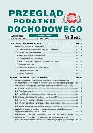 Przegląd Podatku Dochodowego 9/2026
