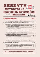 Zeszyty Metodyczne Rachunkowości 5/2026